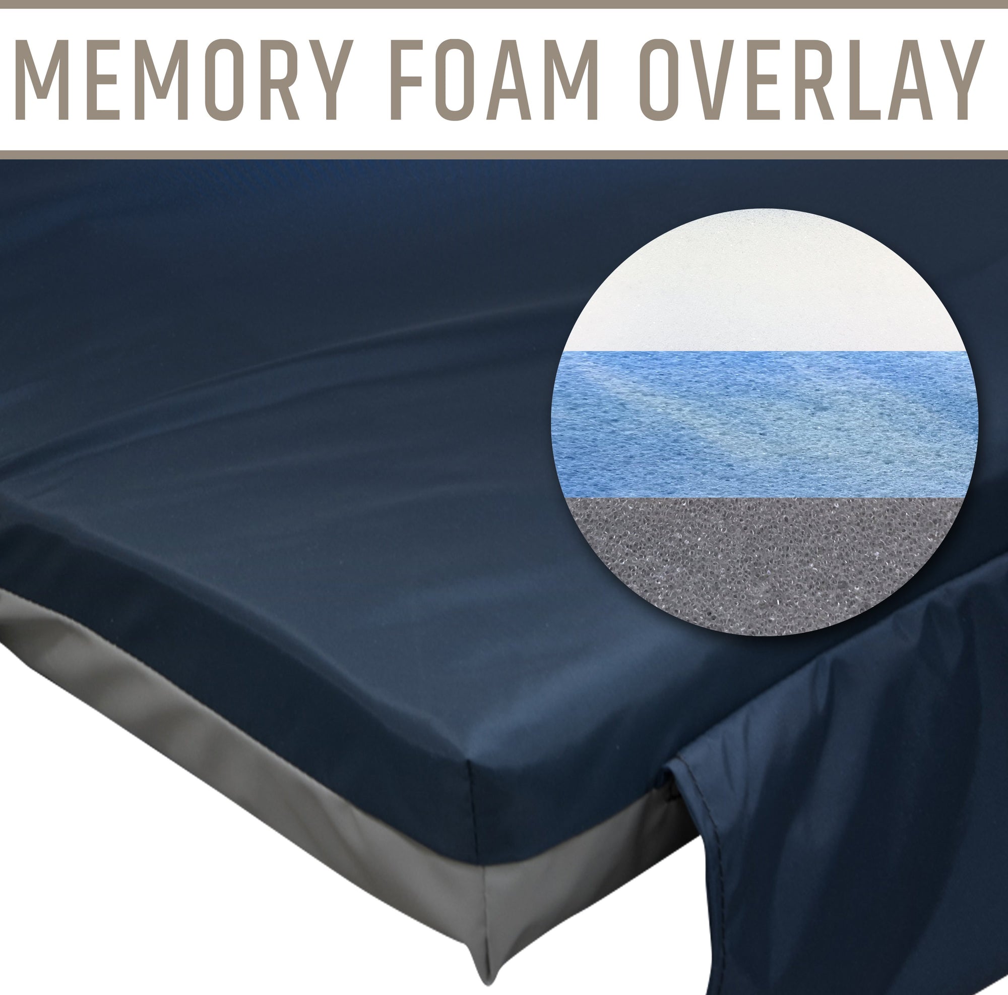 Ultra Comfort Overlay Pad - 76.5x34.5x3 - mattress